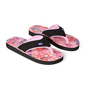 Animal Swish Kids Recycled Flip-Flops - Slip-On & Lightweight Footwear With Soft Padded Straps For Boys & Girls - Best For Spring, Summer, Beach & Outdoors Purple Kids Shoe Size 13