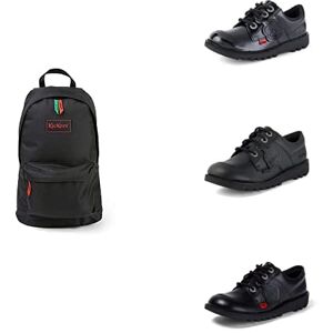 Kickers Canvas Backpack & Kid's Kick Lo School Shoe Bundle