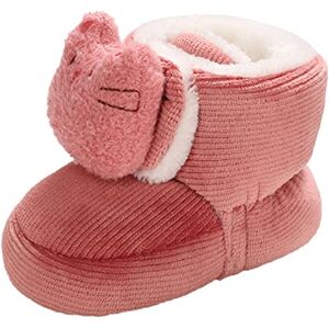 Generic Toddler Girl Booties Size 7 Infant Baby Girls Boys Cotton Booties Newborn Winter Warm Fleece Slippers Toddler Non Slip Boots House Socks Shoes Knit Baby Booties