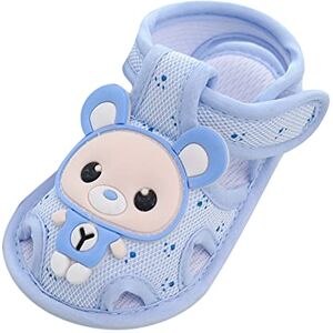 Generic Infant Animal Booties Baby Shoes Boys And Girls Walking Shoes Comfortable And Fashionable Princess Shoes Baby Shoes Girl (Blue, 3 Infant)