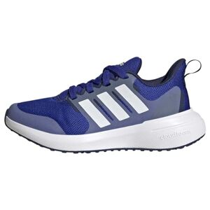 adidas Fortarun 2.0 Cloudfoam Lace Sneaker, Lucid Blue/FTWR White/Blue Fusion, 13.5 UK