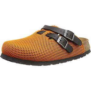 Birkenstock Unisex Kids' Kay Clog, Soft Mesh Trekking Orange, 4-4.5 Us Narrow Big Kid