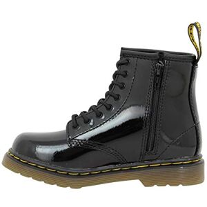 Dr. Martens Brooklee, Unisex Babies' Boots, Black (Black Patent Lamper), 8 UK Child, 26 EU