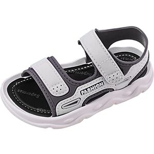 Botcam Boy Fashion Comfortable Beach Sandals With Soft Soles In Summer Boys Sandals Size 31, Gray, 9.5 Uk Child