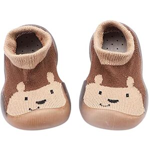 Generic Toddler Shows Shoes Slip On Boys Shoes Girls Baby Shoes Kids Floor Boys Breathable Children Baby Shoes Boys Sneaker Size 6 (Coffee, 22)