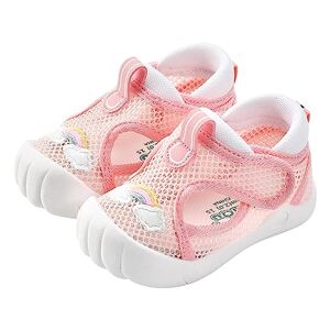 Generic Baby Wrap Around Booties Infant Sandals For Boys And Girls Baby Newborn Summer Sneakers Cute Breathable Net Non Slip Design Walking Sandals Girls Flip Flops (A, 7 Toddler)