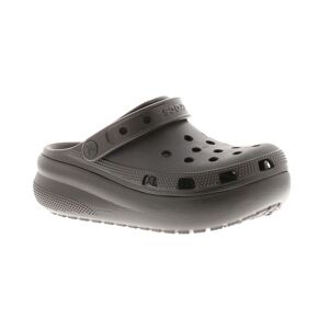 Crocs Girls Older Childrens Sandals Wedge Clogs Cutie Crush Clog Slip On Black - Size Uk 1