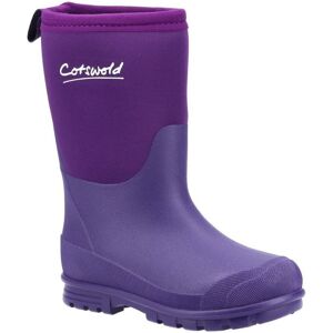 Cotswold Childrens Unisex Childrens/kids Hilly Neoprene Wellington Boots (Purple) - Size Uk 4 Infant