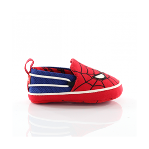 Toms Childrens Unisex X Marvel Spiderman Face Print Tiny Lima Slip On Shoes - Kids - Red Textile - Size Uk 0.5 Infant