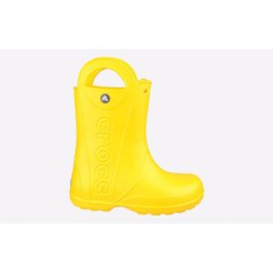 Crocs Childrens Unisex Handle It Rain Boot - Yellow - Size Uk 12 Kids