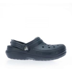 Crocs Boys Junior Classic Lined Clog In Navy - Size Uk 2