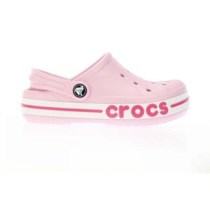 Crocs Girls Girl'S Junior Bayaband Clogs In Pink - Size Uk 12 Kids