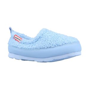 Hunter Childrens Unisex Kids Sherpa Slipper Slippers - Sky Blue Textile - Size Uk 4 Infant