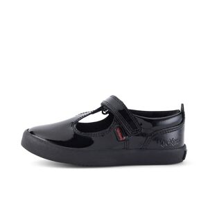 Kickers Infant Girls Kariko T-Strap Patent Leather Black- 13164188