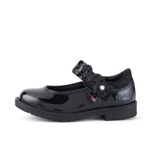 Kickers Infant Girls Lachly Butterfly Mj Patent Leather Black- 13164615
