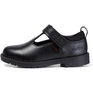 Kickers Infant Girls Lachly T-Bar Leather Black- 13164637