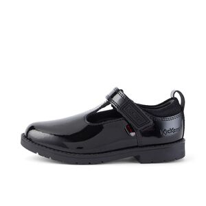 Kickers Infant Girls Lachly T-Bar Patent Leather Black- 13164650