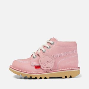 Kickers Infant Unisex Kick Hi Zip Nubuck Light pink- 13164908