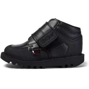 Kickers Infant Boys Kick Mid Scuff Leather Black- 13165183