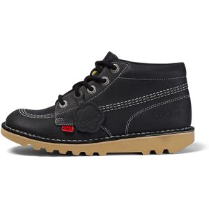 Kickers Youth Unisex Kick Hi Leather Black- 13466050