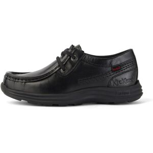 Kickers Junior Boys Reasan Moc Leather Black- 13863384