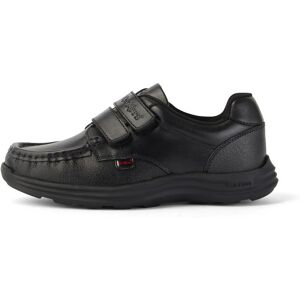 Kickers Junior Boys Reasan Twin Vel Leather Black- 13863425