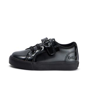 Kickers Infant Girls Tovni Lo Bloom Patent Leather Black- 13891719