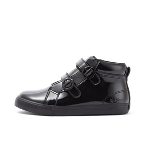Kickers Infant Girls Tovni Hi Bloom Patent Leather Black- 13891720