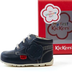 Kickers Baby Kick Hi Leather Navy- 14001830