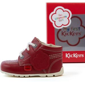 Kickers Baby Kick Hi Leather Red- 14001866