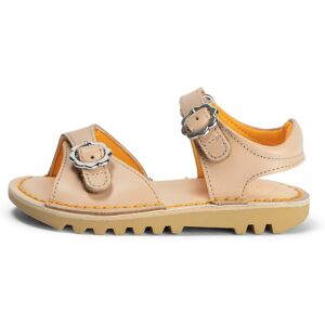 Kickers Infant Girls Kick Sandal Flower Leather Beige- 14214076