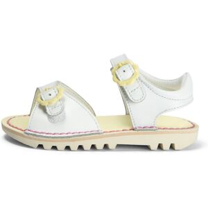 Kickers Infant Girls Kick Sandal Flower Leather White- 14213864