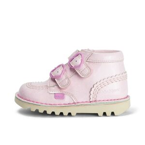 Kickers Infant Girls Kick Hi Vel Love Patent Leather Pink- 14214780