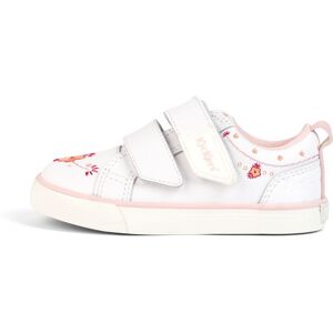 Kickers Infant Girls Tovni Twin Happy Trainers Leather White- 14303340