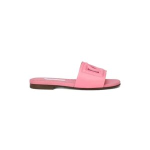 Dolce & Gabbana , Kids Pink Sandals with DG Logo ,Pink female, Sizes: 34 EU