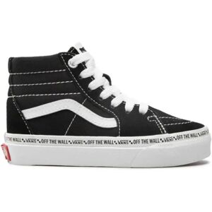 Vans , High Top Lace-Up Sneakers ,Black unisex, Sizes: 28 EU