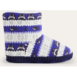 Slipper Boots Blue Boys Boden 36 Male