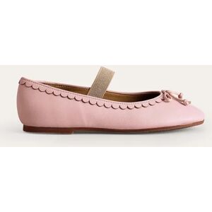 Leather Ballet Flat Pink Girls Boden 31 Female