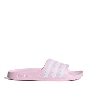 adidas Adilette Aqua Slides Junior Pink/White 5 unisex
