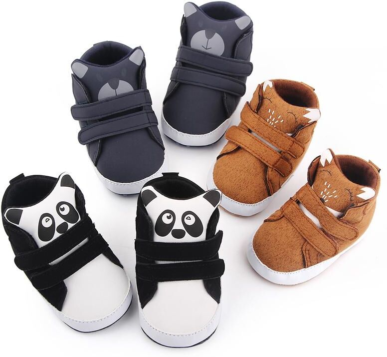 Sunshine kids clothing Baby Boy Girl Sole Crib Shoes Anti-slip Sneaker PU Warm Boots Breathable Solid First Walkers