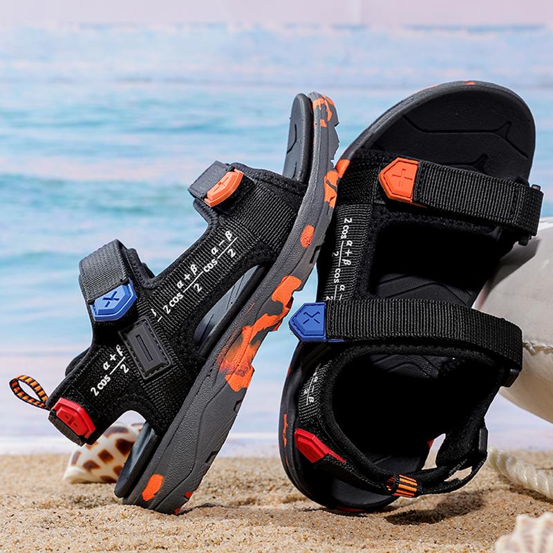 FANQISON Sneakers 28-41 Summer Children's Anti Slip Fashion Outdoor Casual Sandals Beach Shoes