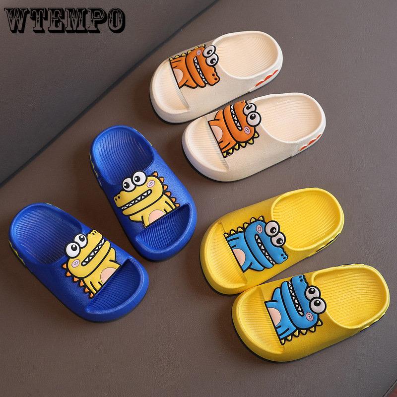 WTEMPO Children's Slippers Summer Non-slip Indoor Home Shoes Crocodile Pattern Baby Sandals