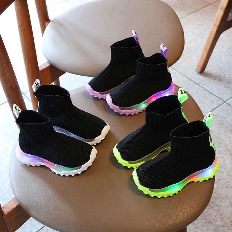 FD2VV Children's Sneakers Glowing Kids Light Up Shoes Boys Illuminated Sneakers Sport Shoes for Girls Luminous Shoes