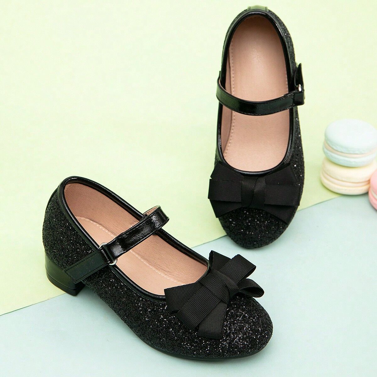 SHEIN Children's Flat Shoes Black EUR34,EUR35,EUR36,EUR27,EUR28,EUR29,EUR30,EUR31,EUR32,EUR33