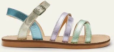 Mini Everyday Sandals Multi Metallic Girls Boden Leather Size: 28