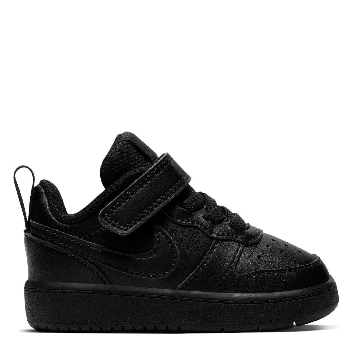 Nike Court Borough Low 2 Baby Toddler Shoe - unisex - Black/Black - 5K