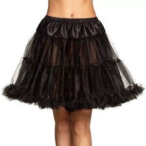 Boland - Petticoat Deluxe Schwarz, Kostüm Für Damen, Black, One Size