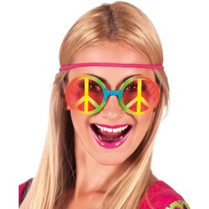 Boland - Partybrille Hippie, One Size, Multicolor