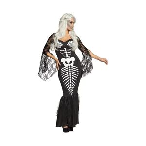 Boland - Skeleton Mermaid, Kostüm Für Damen, 44-46, Black