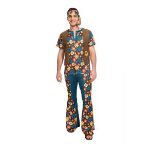 Na - 60'S Groovy Mann Hippy, Kostüm Für Herren, Multicolor, Größe Xl